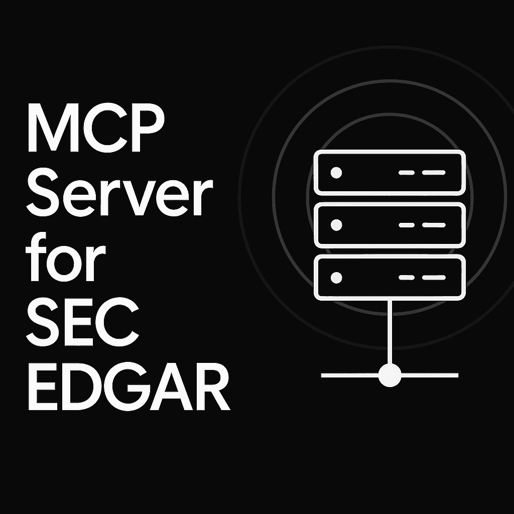 How to create a MCP Server - An Introduction using SEC EDGAR API